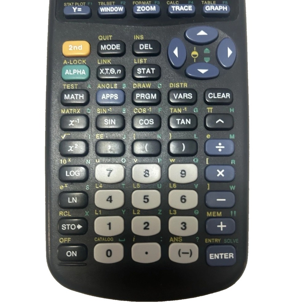 Texas Instruments TI-83 Plus Graphing Calculator w Cover Tested Working - Picture 3 of 4